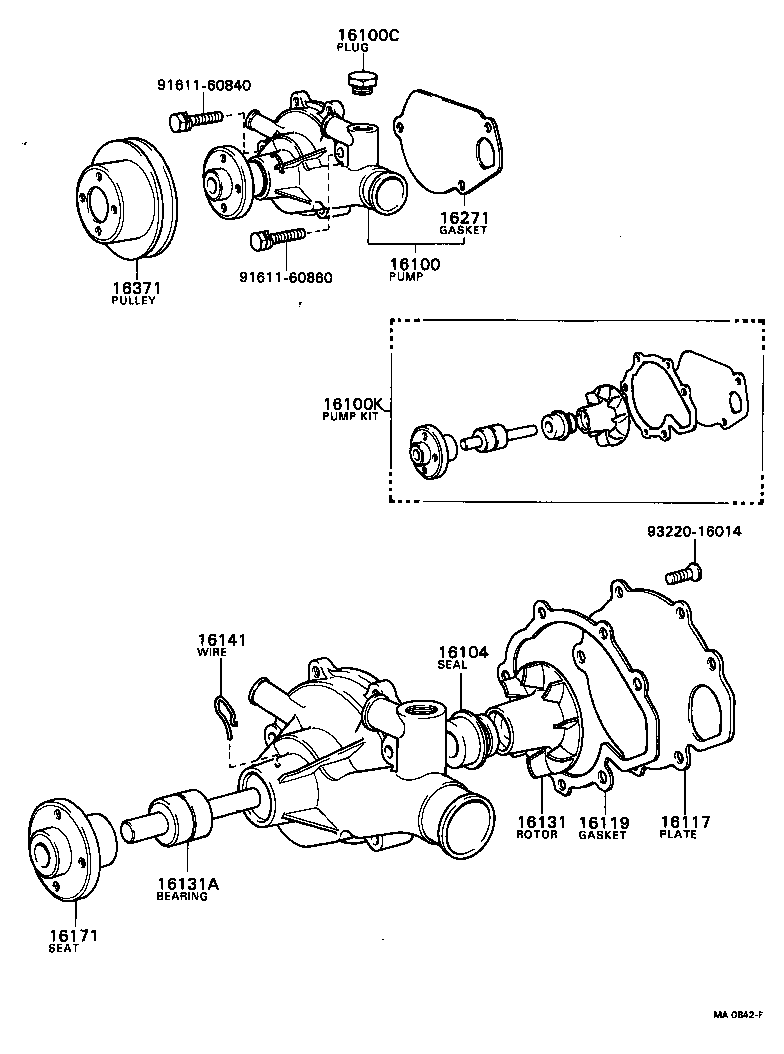  COASTER |  WATER PUMP