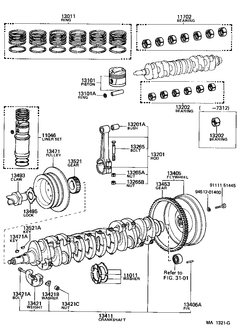  HEAVY DUTY TRUCK |  CRANKSHAFT PISTON