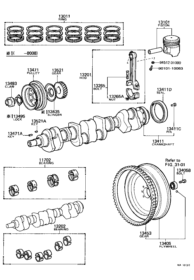  HEAVY DUTY TRUCK |  CRANKSHAFT PISTON