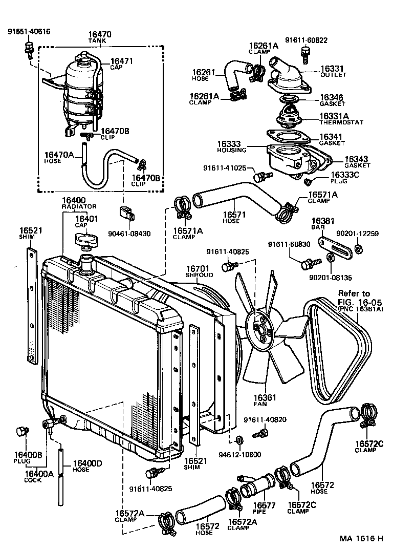  HEAVY DUTY TRUCK |  RADIATOR WATER OUTLET