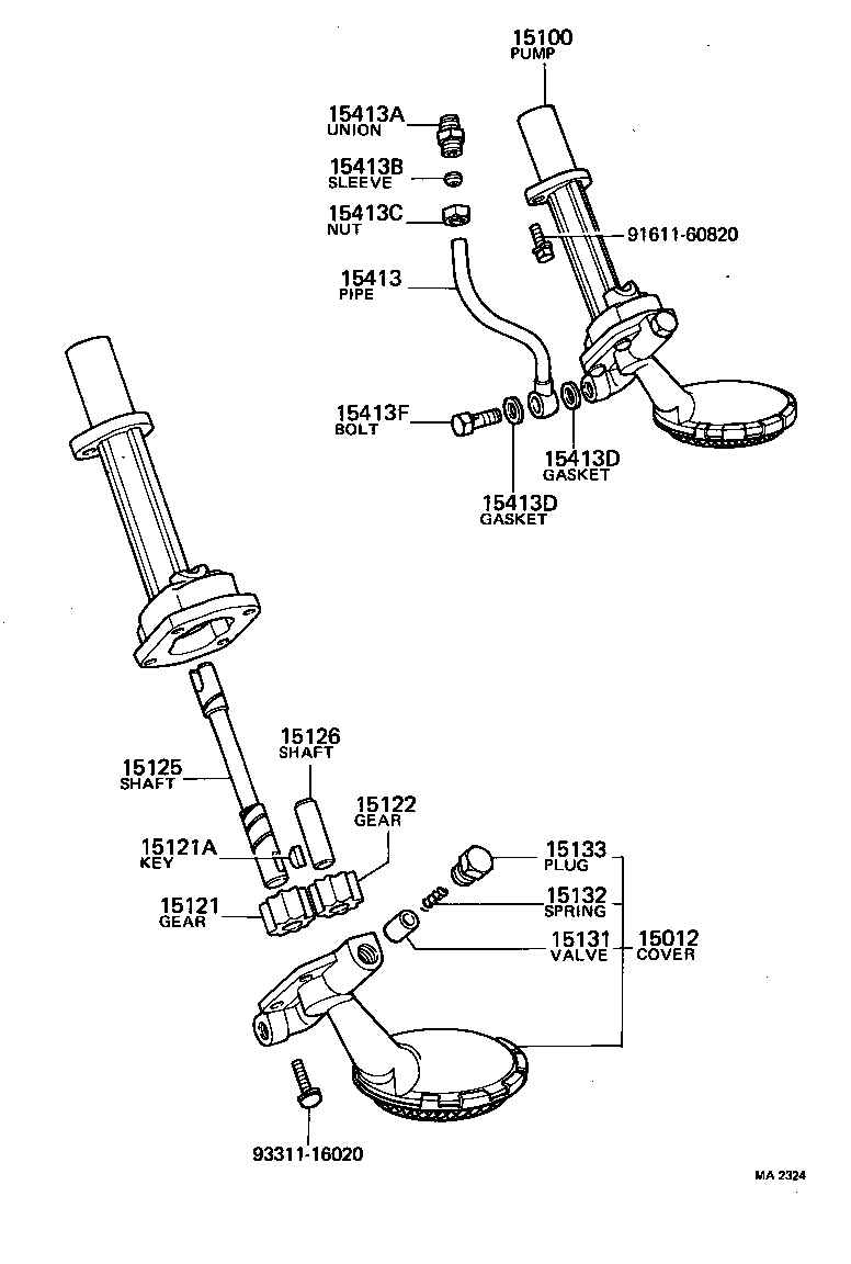  COASTER |  ENGINE OIL PUMP