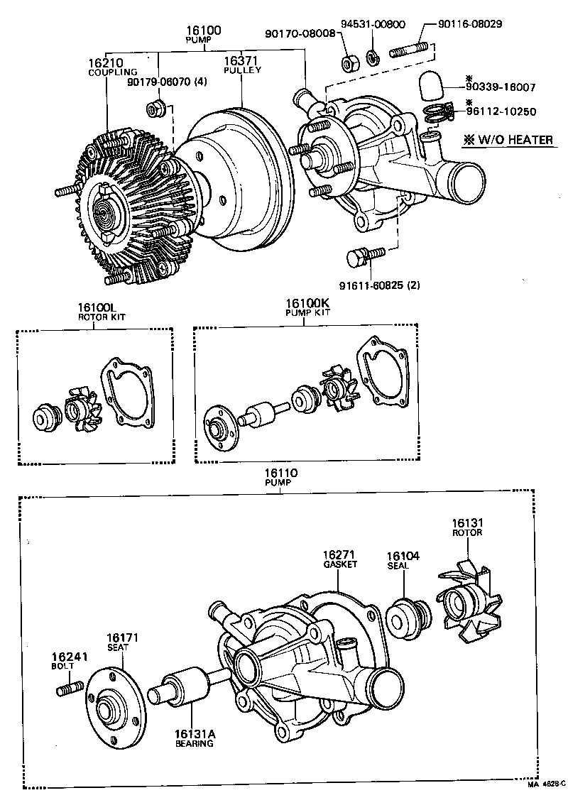  CELICA |  WATER PUMP