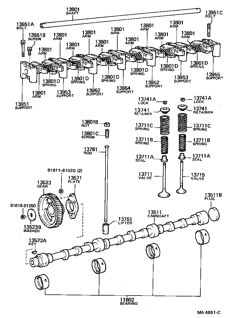  LAND CRUISER 70 |  CAMSHAFT VALVE