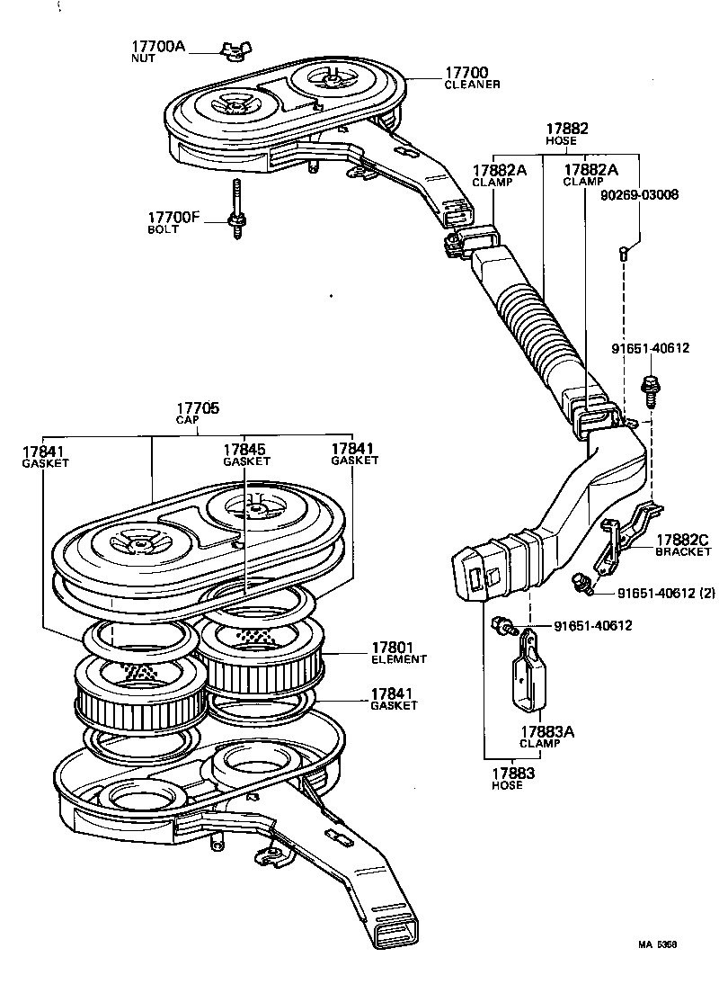  CELICA |  AIR CLEANER
