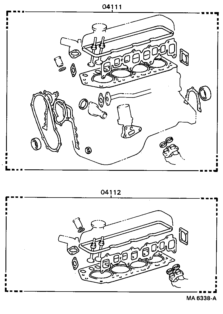  LITEACE VAN WAGON |  ENGINE OVERHAUL GASKET KIT