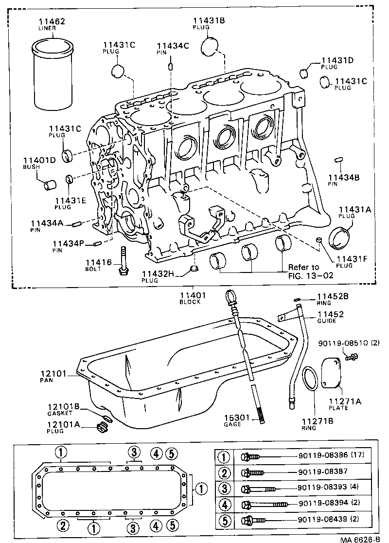  DYNA 200 |  CYLINDER BLOCK