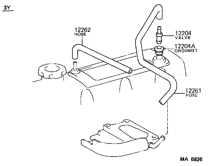  CROWN |  VENTILATION HOSE