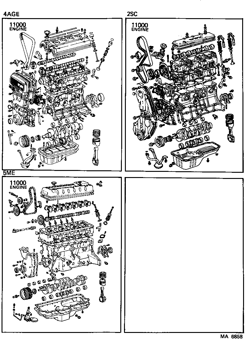  CELICA |  PARTIAL ENGINE ASSEMBLY