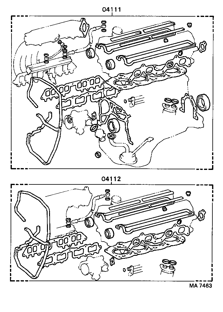  CELICA |  ENGINE OVERHAUL GASKET KIT