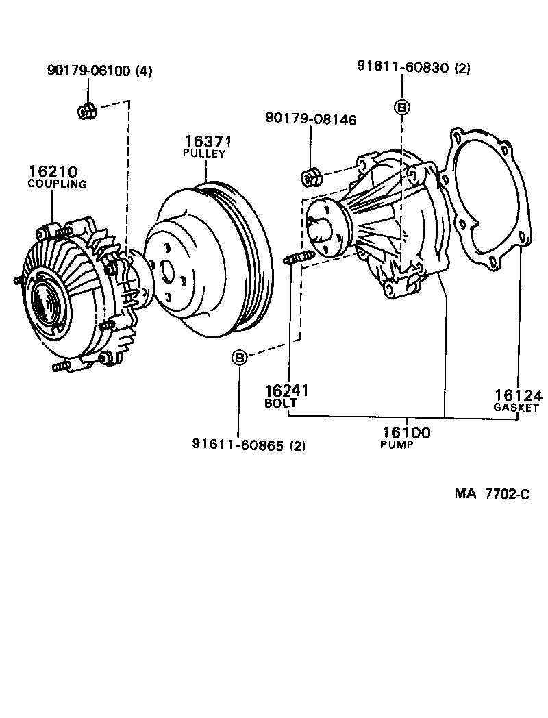  CROWN |  WATER PUMP