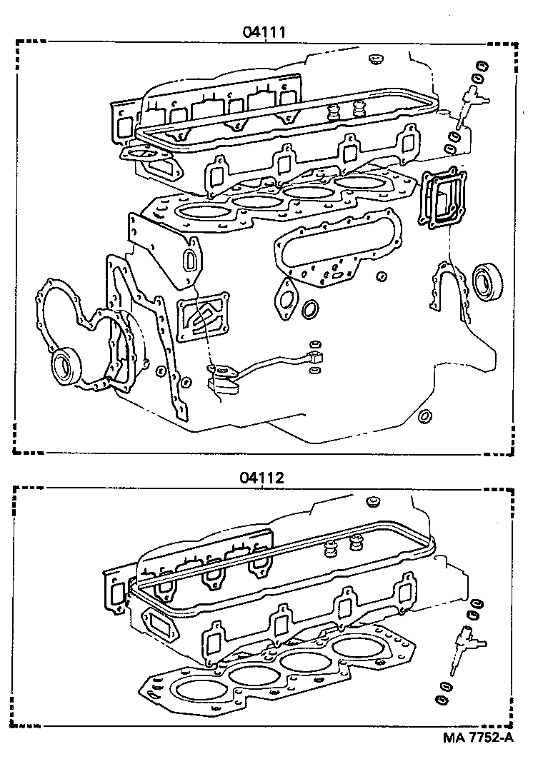  DYNA 200 |  ENGINE OVERHAUL GASKET KIT