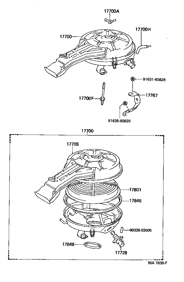  STARLET |  AIR CLEANER