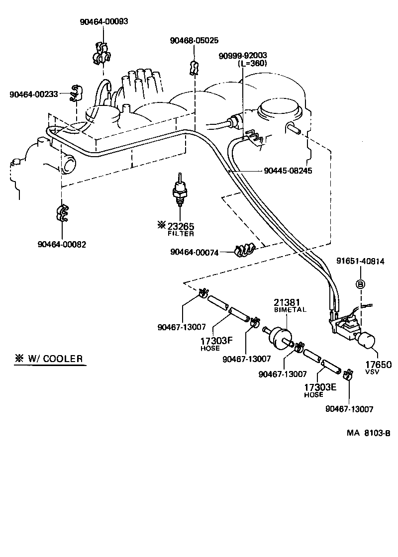  LAND CRUISER 60 |  VACUUM PIPING