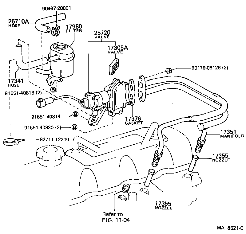  LITEACE |  MANIFOLD AIR INJECTION SYSTEM
