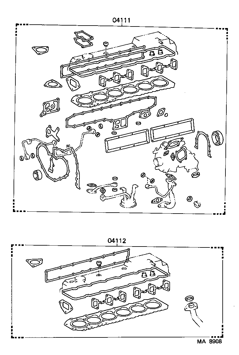  COASTER |  ENGINE OVERHAUL GASKET KIT