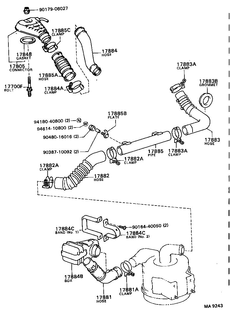  COASTER |  AIR CLEANER