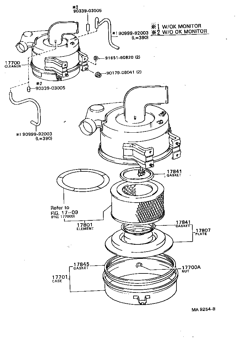  COASTER |  AIR CLEANER