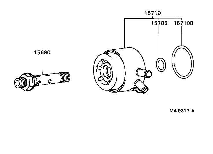  CAMRY |  ENGINE OIL COOLER