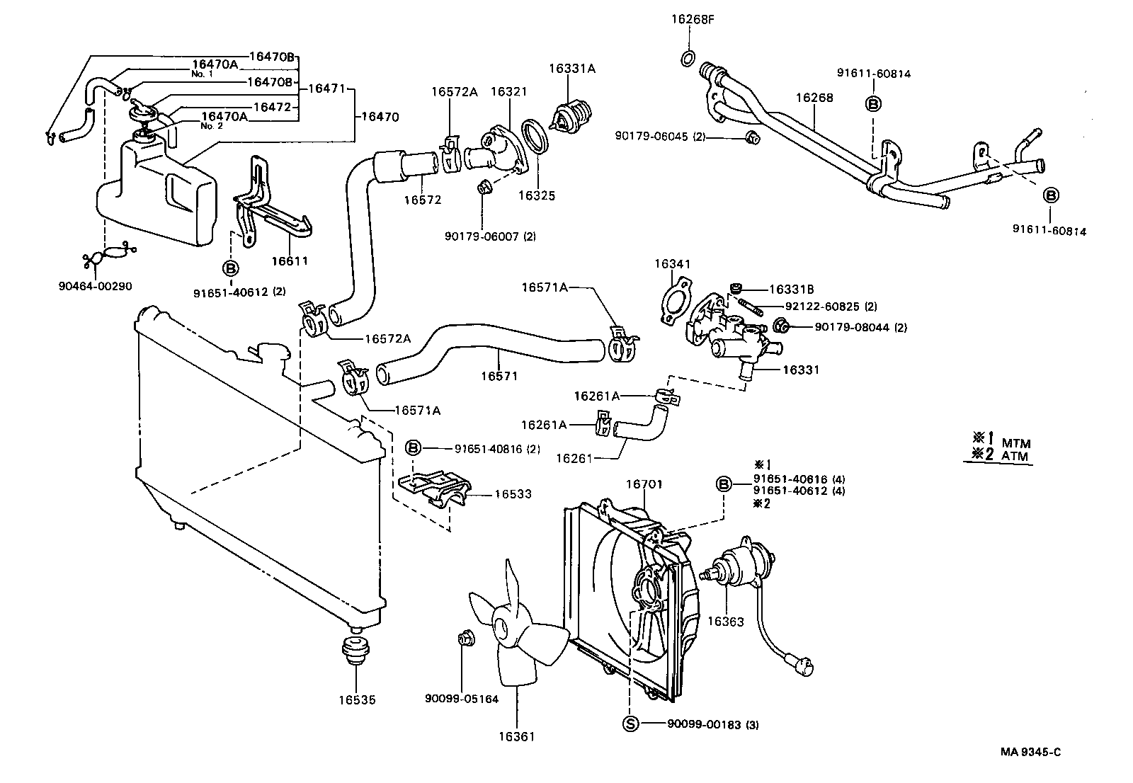  CAMRY |  RADIATOR WATER OUTLET