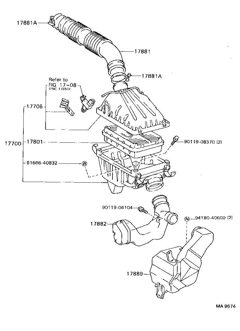  CELICA |  AIR CLEANER