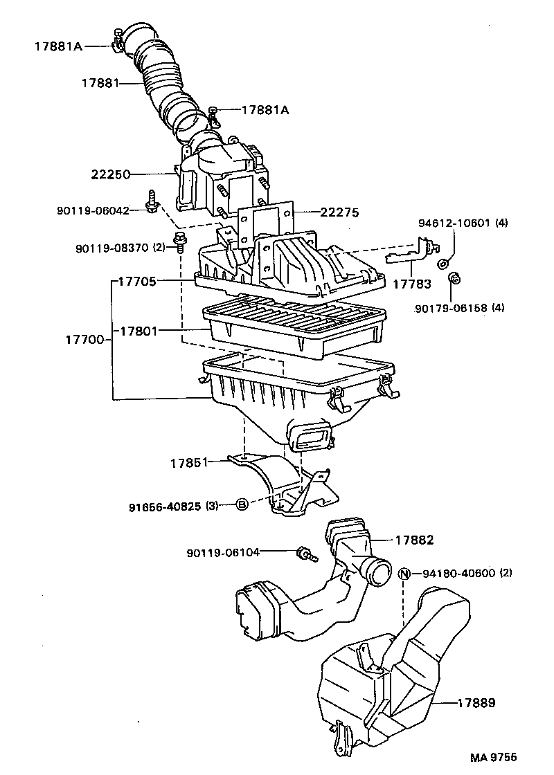  CELICA |  AIR CLEANER