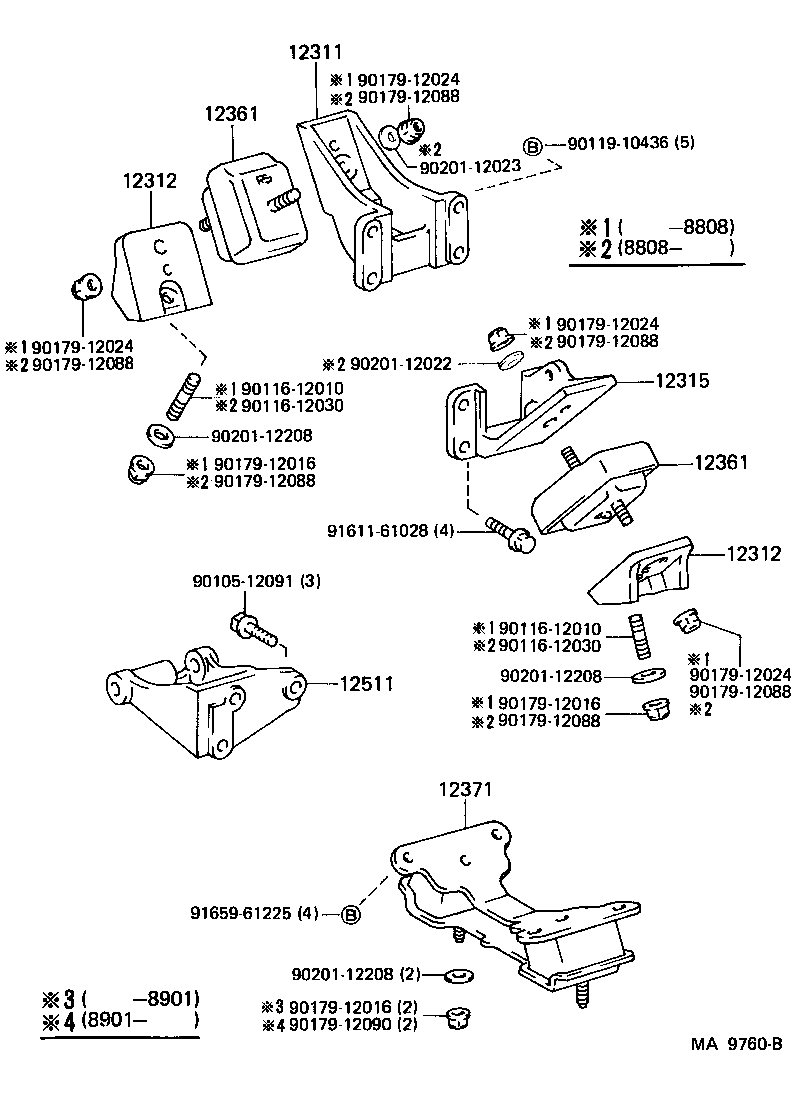  LAND CRUISER 60 |  MOUNTING