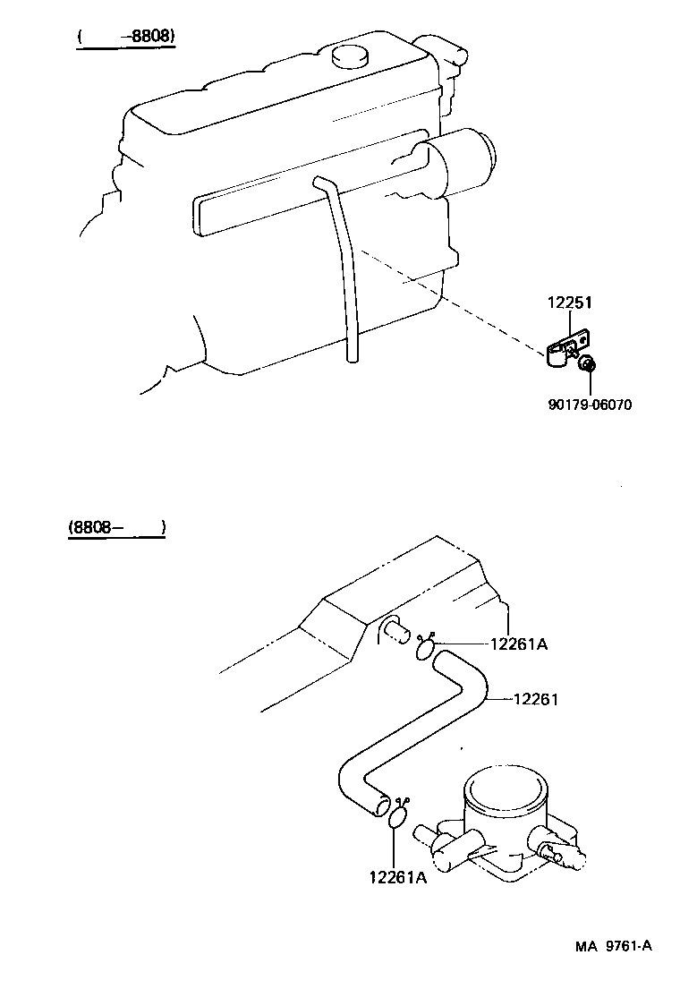  LAND CRUISER 60 |  VENTILATION HOSE