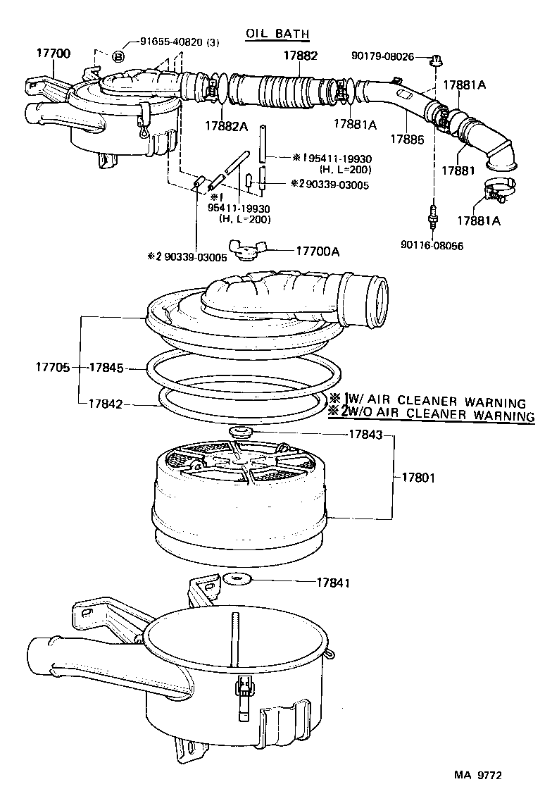  LAND CRUISER 60 |  AIR CLEANER