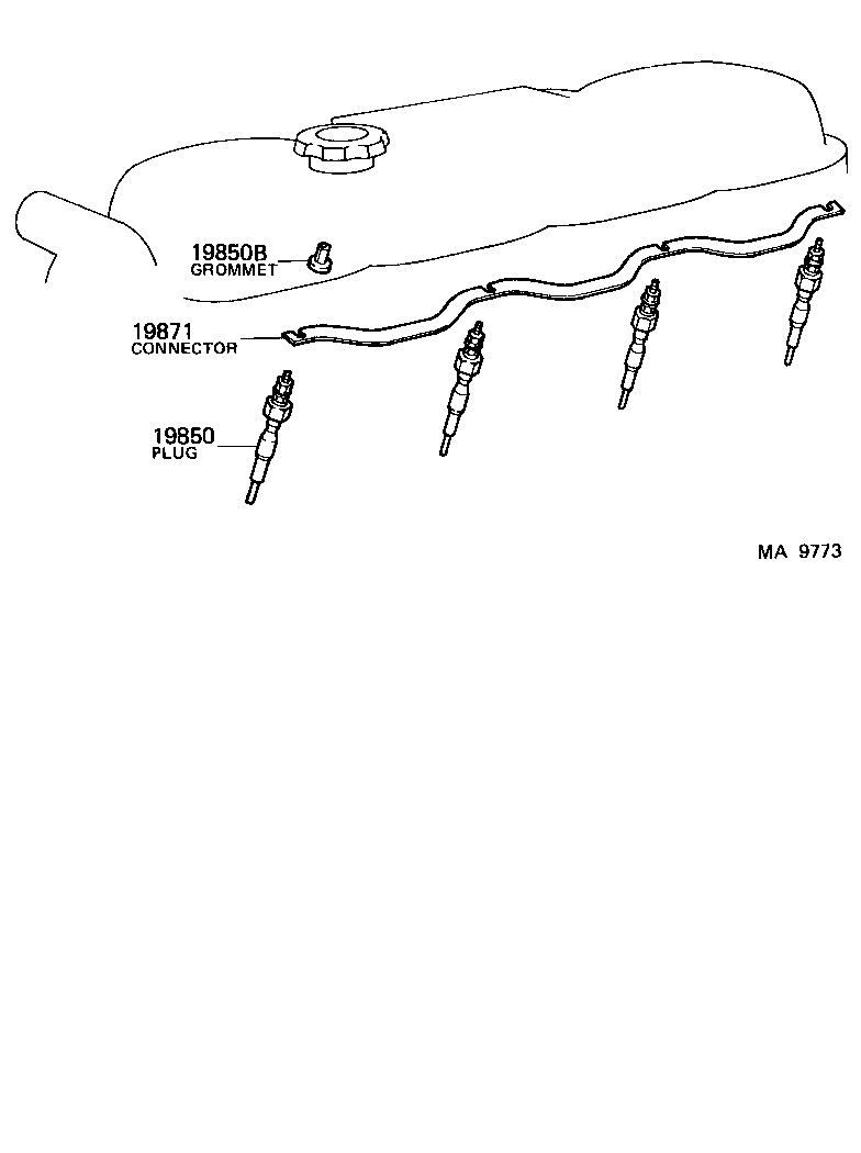  LAND CRUISER 60 |  IGNITION COIL SPARK PLUG