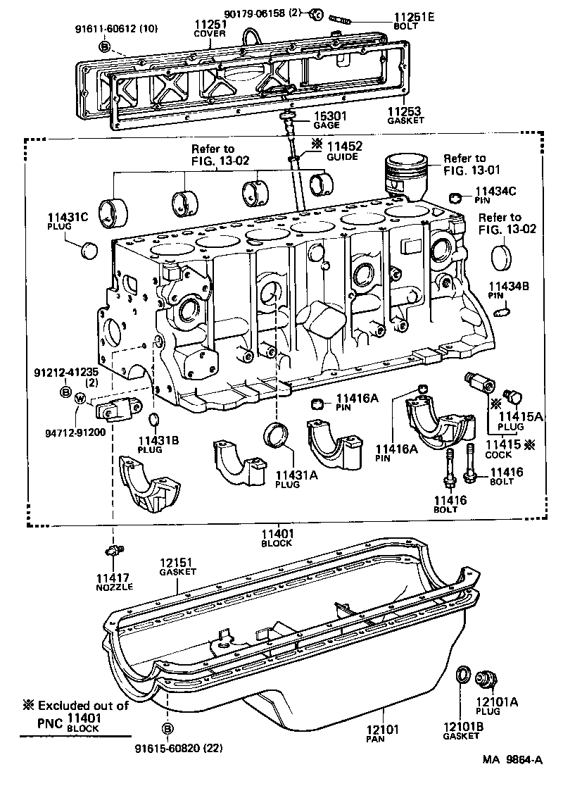  LAND CRUISER 60 |  CYLINDER BLOCK