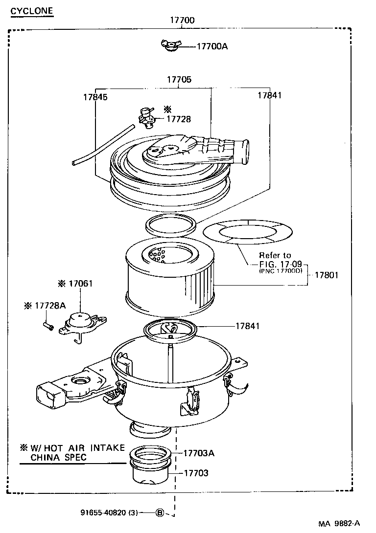  LAND CRUISER 60 |  AIR CLEANER