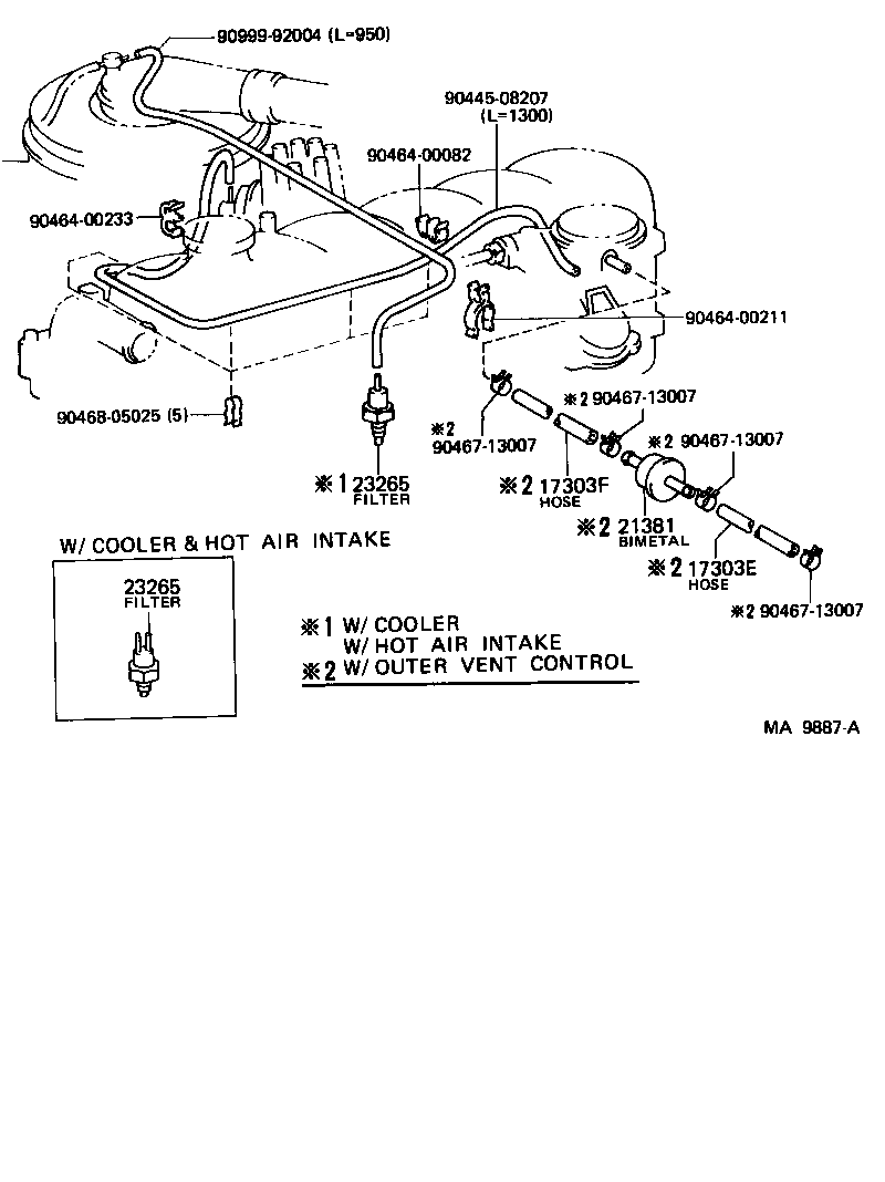  LAND CRUISER 60 |  VACUUM PIPING