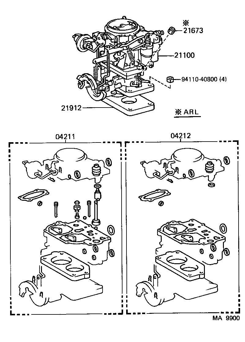  LAND CRUISER 60 |  CARBURETOR ASSEMBLY