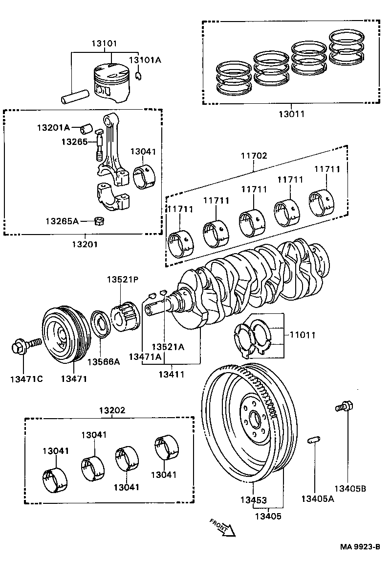  CELICA |  CRANKSHAFT PISTON