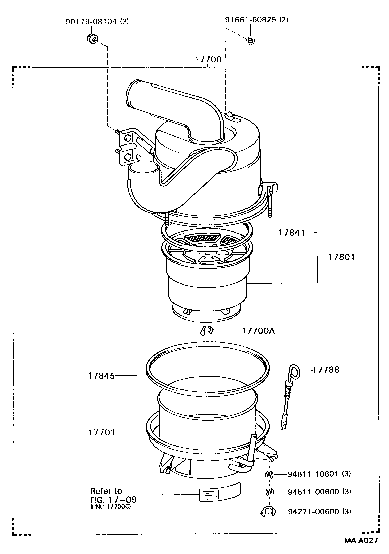  DYNA 200 |  AIR CLEANER