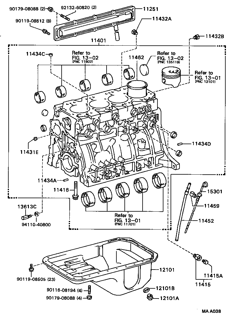  DYNA 200 |  CYLINDER BLOCK