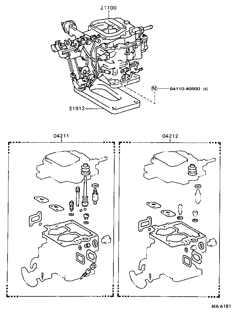  DYNA 200 |  CARBURETOR ASSEMBLY