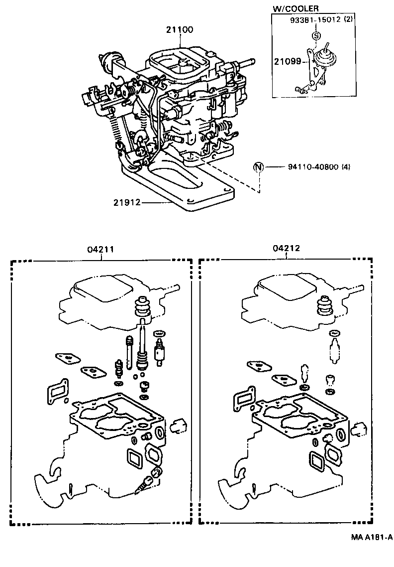  DYNA 200 |  CARBURETOR ASSEMBLY