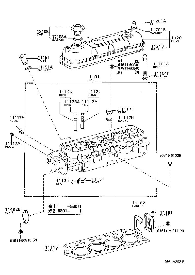  CROWN |  CYLINDER HEAD