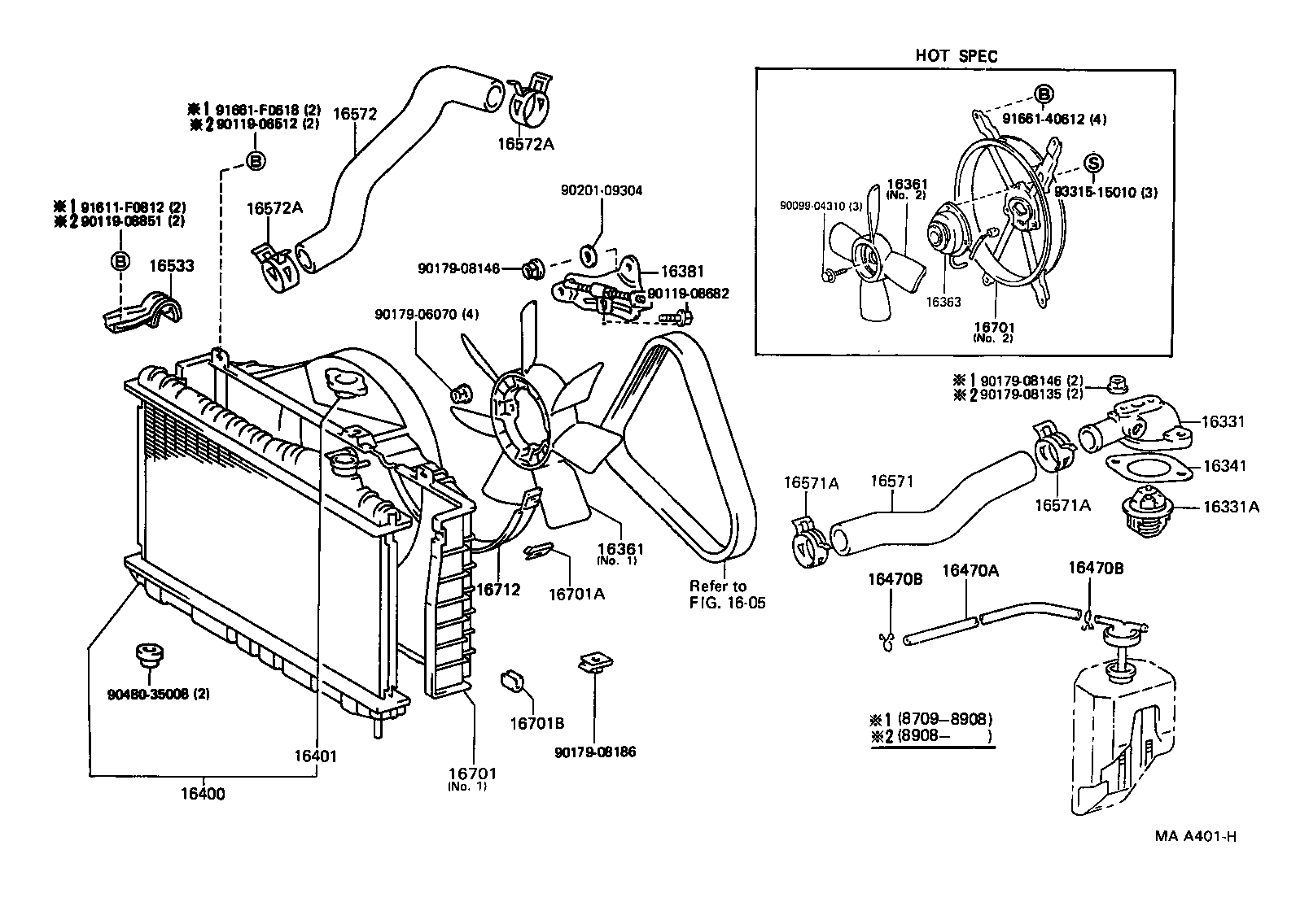  CROWN |  RADIATOR WATER OUTLET