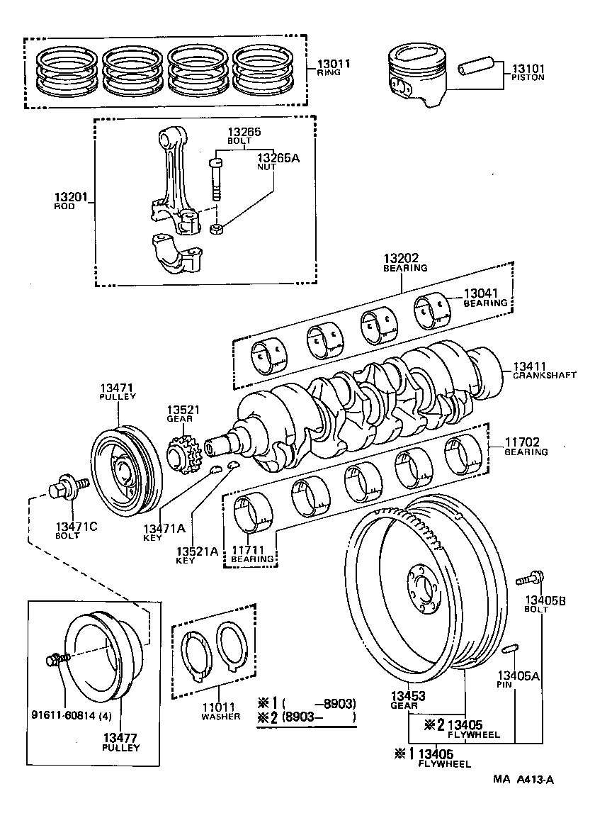  DYNA100 |  CRANKSHAFT PISTON