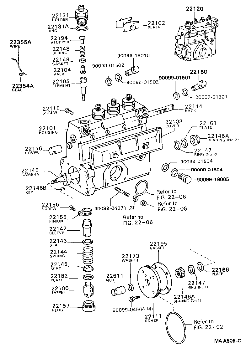  DYNA 200 |  INJECTION PUMP BODY
