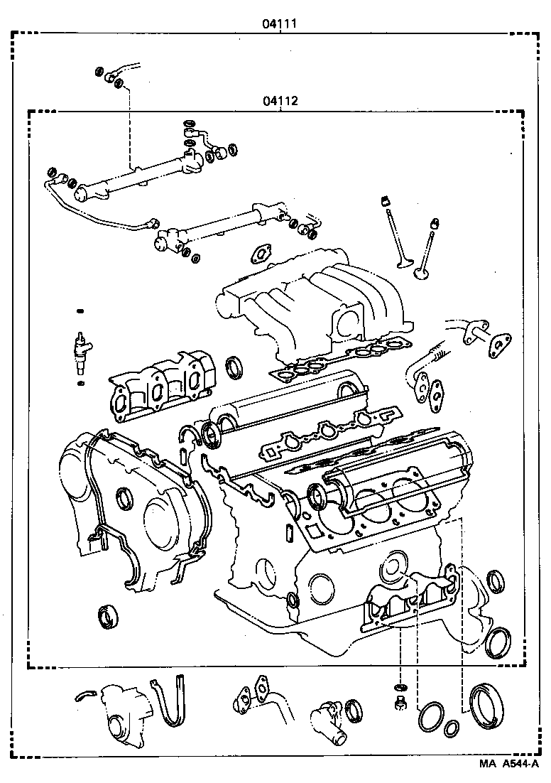  HILUX 4RUNNER 4WD |  ENGINE OVERHAUL GASKET KIT