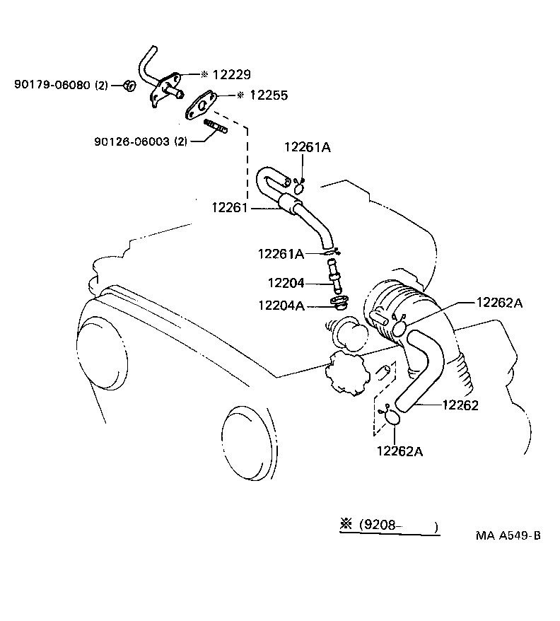  HILUX 4RUNNER 4WD |  VENTILATION HOSE