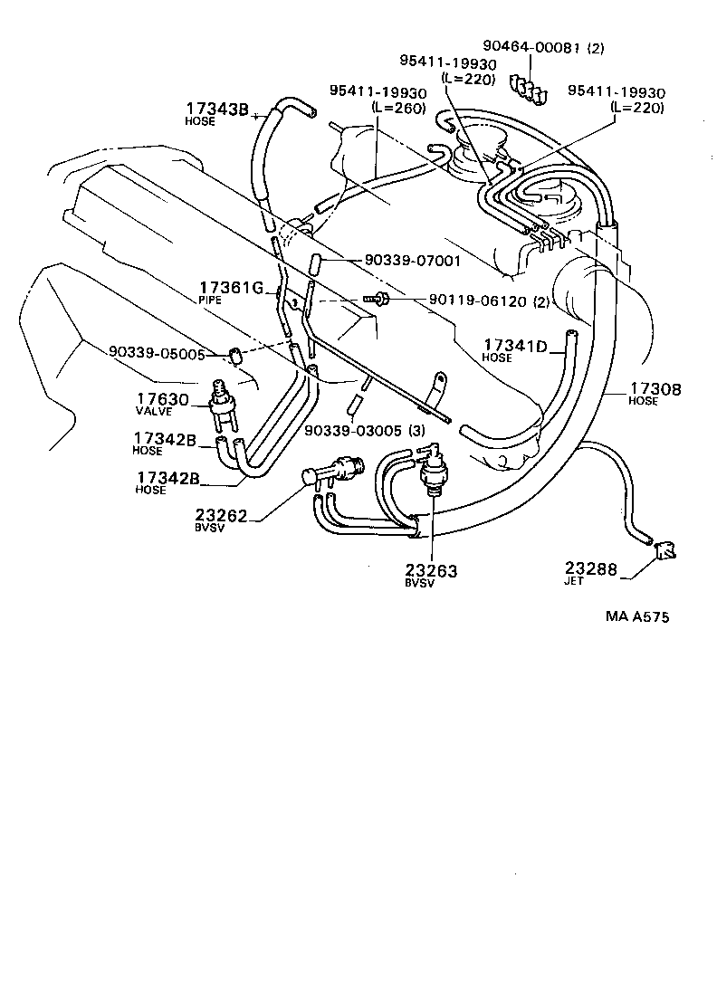  CELICA |  VACUUM PIPING