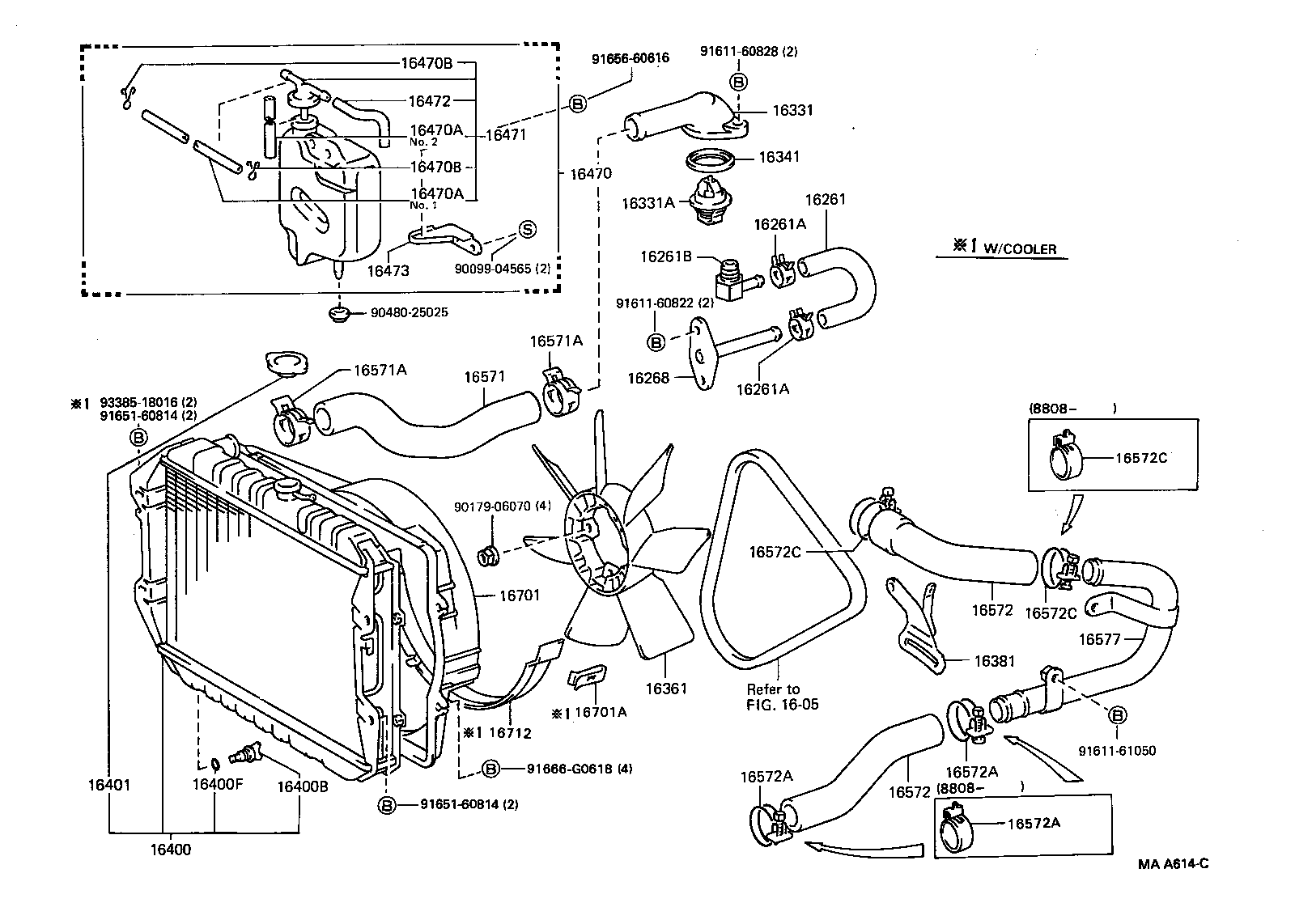  HILUX |  RADIATOR WATER OUTLET