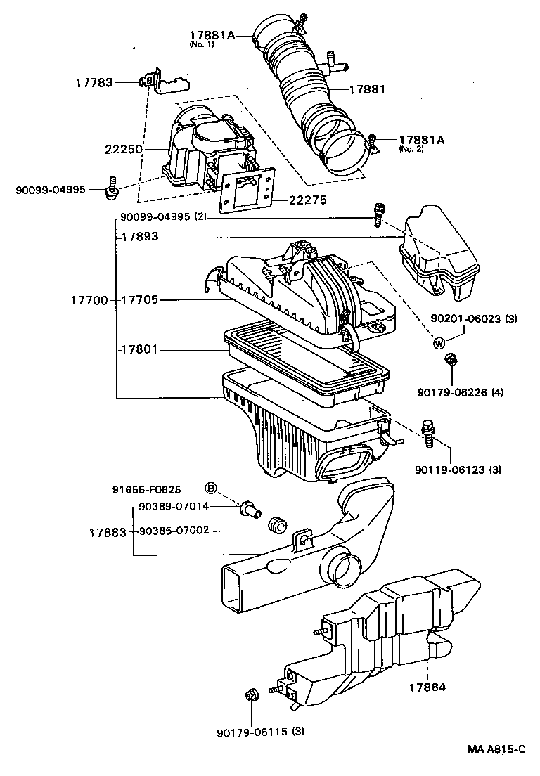  CAMRY |  AIR CLEANER