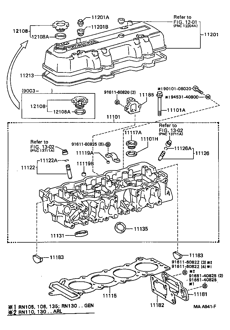  HILUX 4RUNNER 4WD |  CYLINDER HEAD