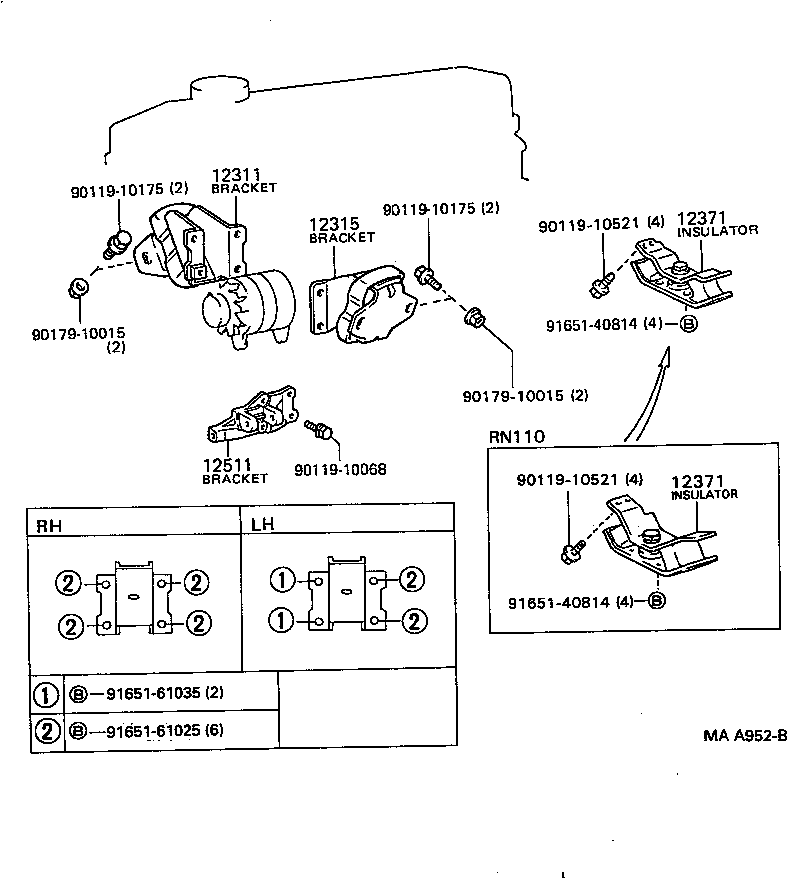  HILUX 4RUNNER 4WD |  MOUNTING