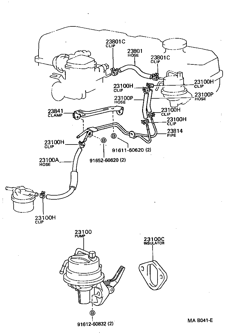  DYNA 200 |  FUEL PUMP PIPE